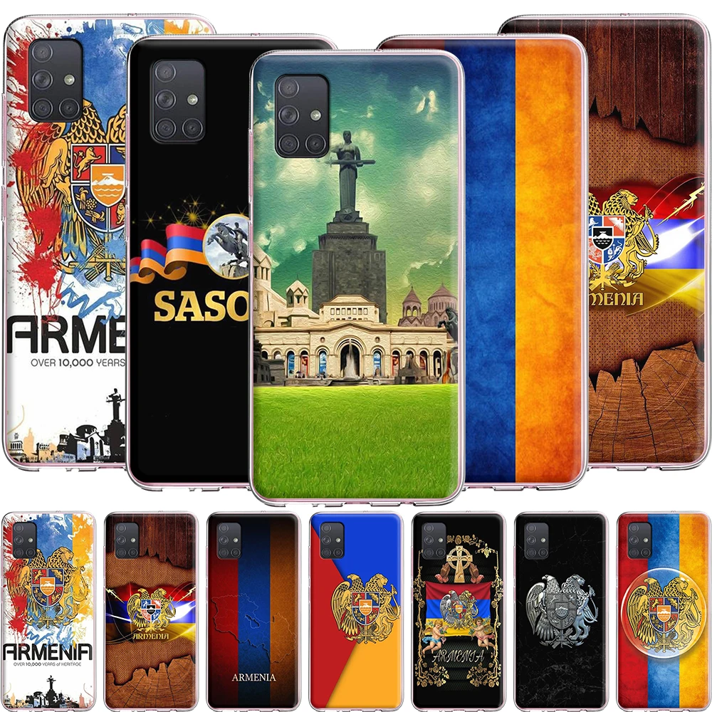 Силиконовый чехол с флагом армян для Samsung Galaxy S20 Ultra S10 S10E S9 S8 S7 Note 10 9 8 Plus Edge |