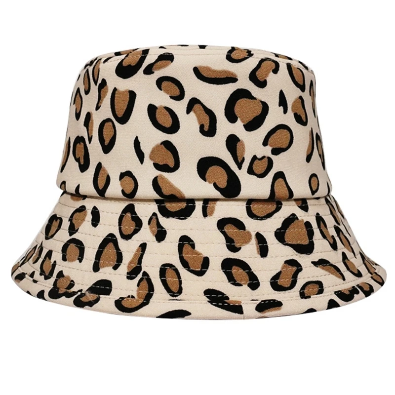 Cotton Bucket Hat Trendy Animal Pattern 