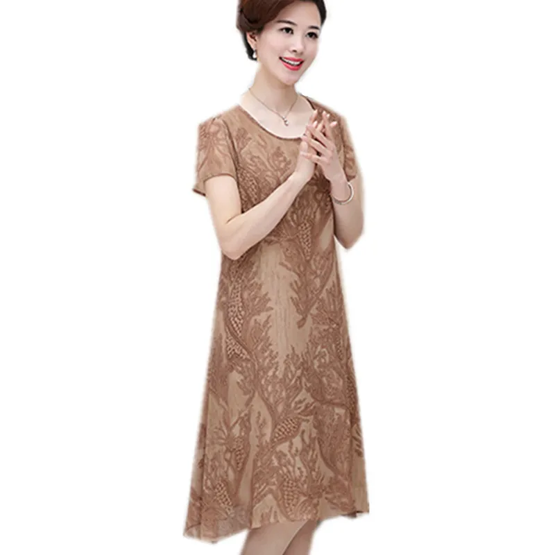

Embroidered Green Women's Dress