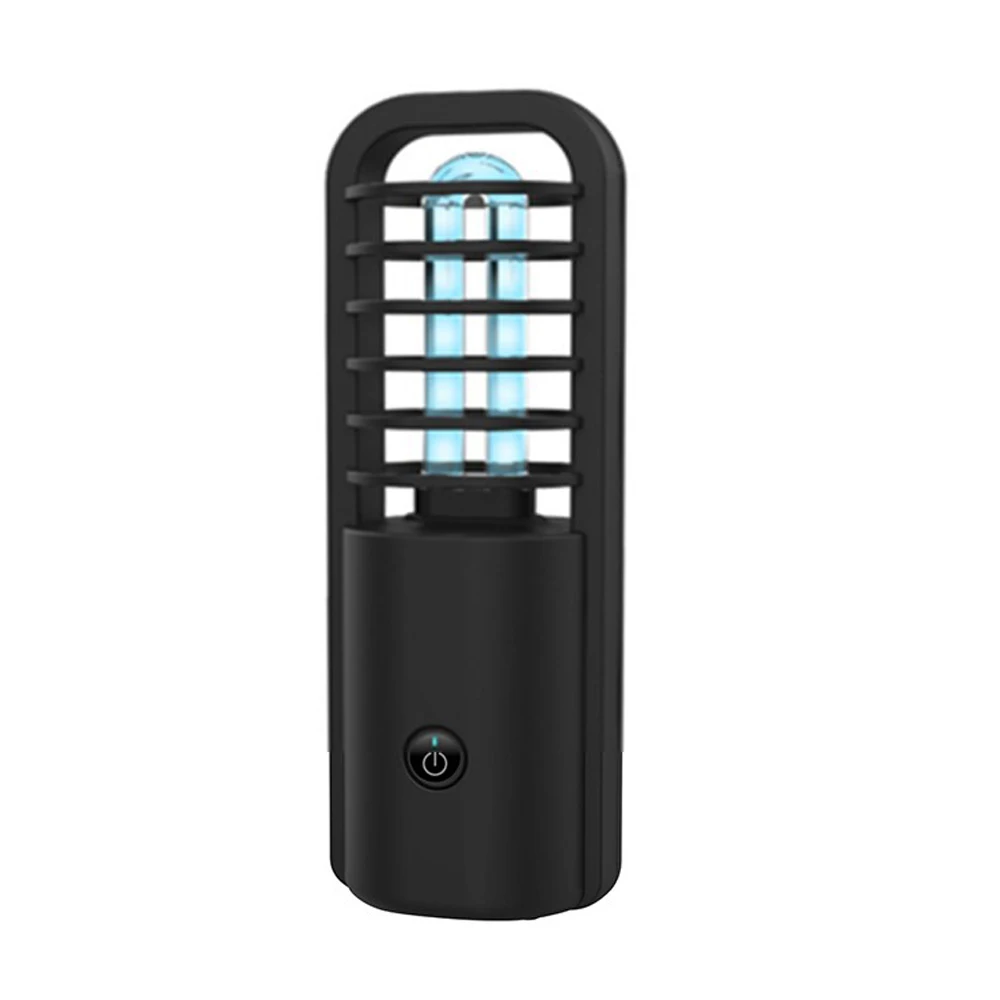 

Portable USB Rechargeable UV Sterilizer Light UVC Sanitizer Ozone Ultraviolet Germicidal Lamp LED 254nm Black White Sterilizatio