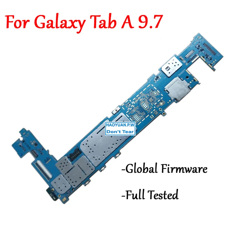 Протестированная Полная работа разблокировка материнская плата для samsung Galaxy Tab A 9,7 T555 электронная панель телефон