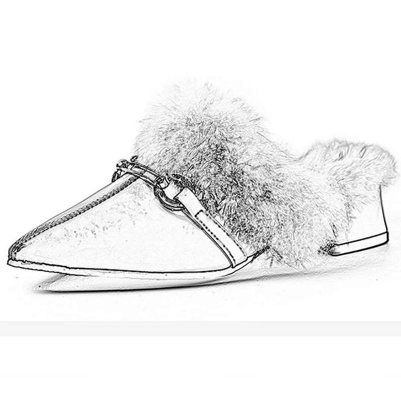 Fluffy sliders designer Clearance
