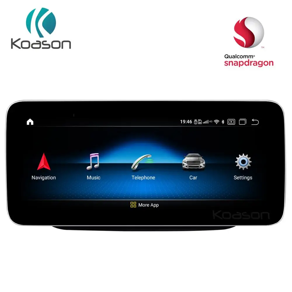 Koason Qualcomm 10,25 дюймов сенсорный экран автомобильный gps навигатор для Mercedes Benz серии W246 B160 автомобильный мультимедийный плеер