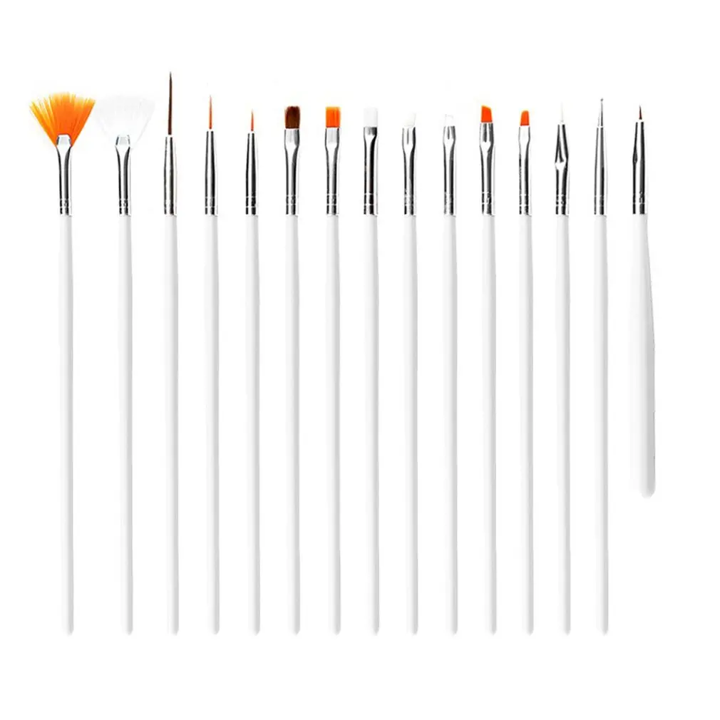 

15 Piece Nail Brush Set Japanese Style Painted Drawing Pen Brush Nail Pen Set Light Therapy Pen Nail Polish Hot Selling