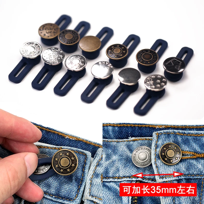 2pcs Bouton Jean Snap Fastener Metal 