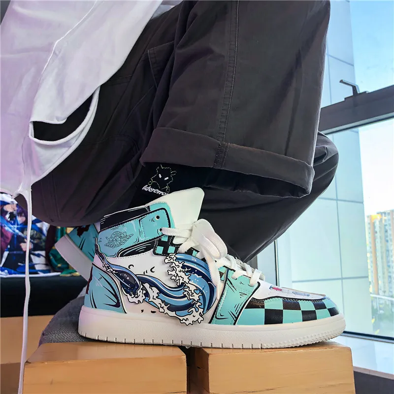 Cosplay Anime Demon Slayer Men Shoes 