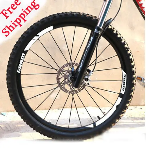 Наклейки на колеса SRAM mtb велосипедная наклейка с велосипедом стену Бесплатная