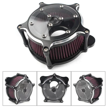 

CNC Motorcycle Clarity Air Cleaner Intake Filter For 2008-2016 Harley Electra Glide FLTR & Touring FLHR FLHT FLHX 2014-2016 etc.