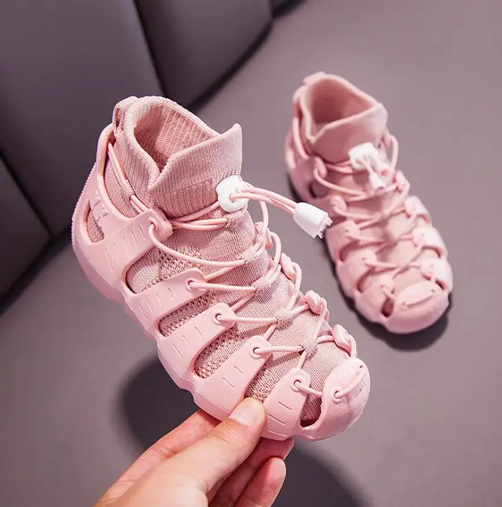 

Brand Spring Autumn Kids Sneakers Net Breathable Leisure Sports Running Shoes Boys Girls Light Shoes Student Sneakers