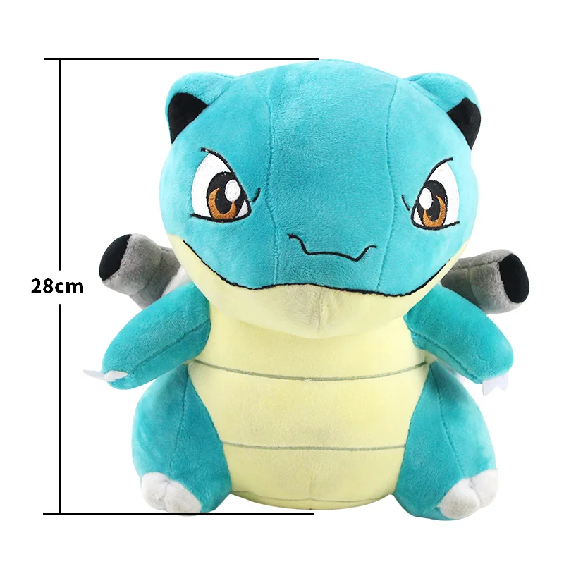 27-28 см Wartortle& Blastoise плюшевые игрушки кукла мягкая игрушка для детей подарок на день рождения - Цвет: A-opp bag