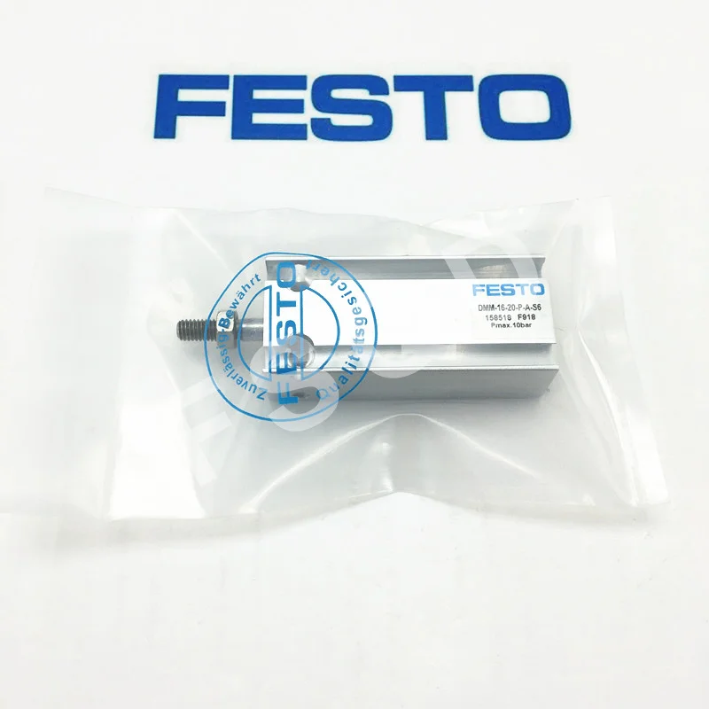 DMM-16-20-P-A-S6 158518 FESTO компактные цилиндры через поршневой стержень серии DMM пневматические компоненты воздушные инструменты