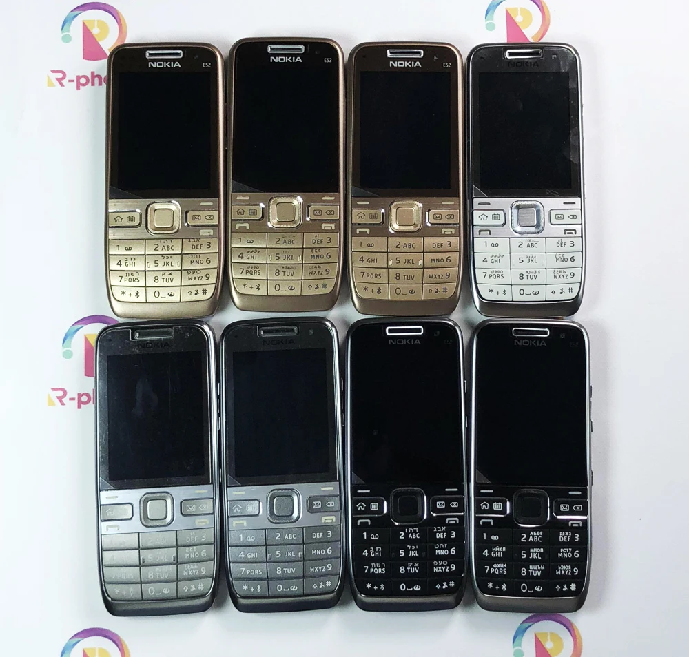 iphone 8 refurbished Nokia E52 Refurbished Mobile Phone 2G 3G Wifi 3MP Cellphone & Russian Keyboard Arabic Keyboard Unlocked buy refurbished iphone