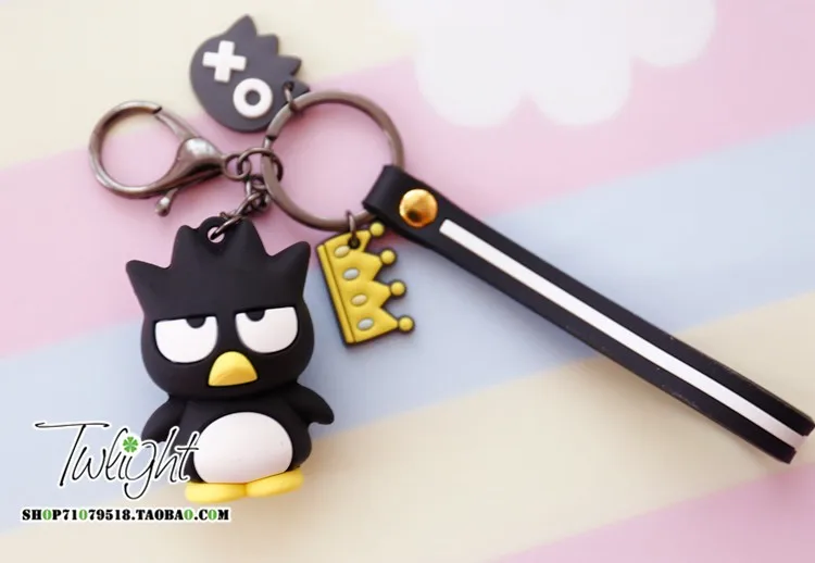 Sanrio, Hello Kitty My Melody Cinnamoroll Марка pom-Pom Purin BADTZ-MARU Xo мультяшная сумка для ключей подвеска брелок для девочек детей