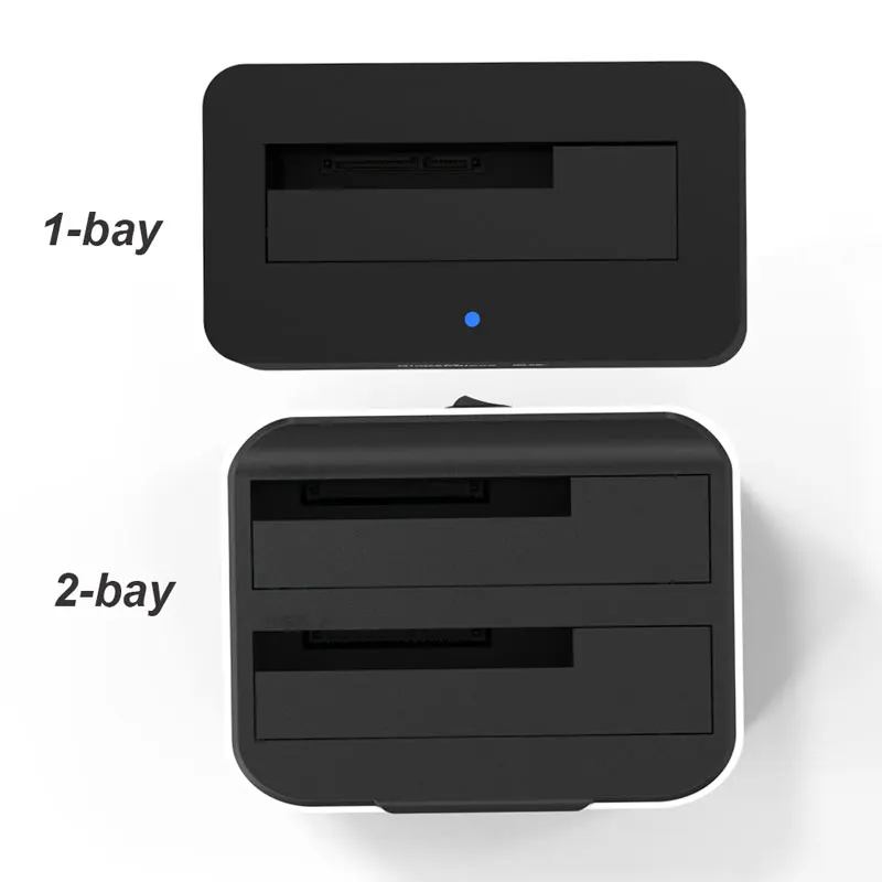 2 Bay SATA USB 3 0 SSD enclosure HDD case usb hdd enclosure External Hard Drive 3