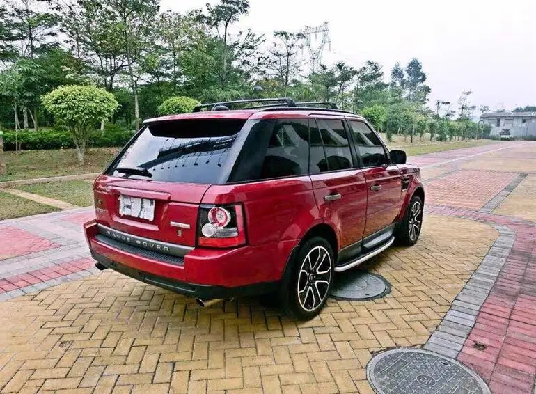 Aluminum Alloy Black Top Roof Rack Rail Luggage & Cross bar For Land Rover Range Rover Sport 2006-2013