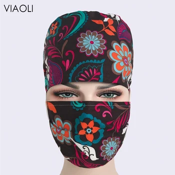 

Purple print Surgical caps/hats pet doctor hat dentist hat print girl nurse accessories Wholesale prices