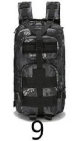 30л походные спортивные туристические рюкзаки 3P водонепроницаемые военные походные сумки охотничьи рыболовные тактические рюкзаки 12 цветов - Цвет: 9