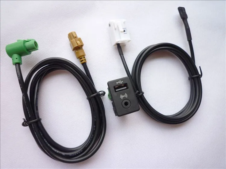 USB AUX кабель переключатель подходит для RCD510 RNS510 версии Passat B6 B7 CC Golf Mk6 3CD 035 249|rns510