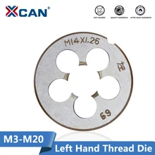XCAN-filetage métrique gaucher, Machine filetage pour le travail des métaux, M3 M6 M8 M10 M12 M14, M16, M18, M20, 1 pièce