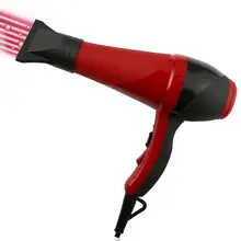 Мощный профессиональный фен для волос, электрический салонный фен для волос, горячий/холодный ветер с насадками 2 шт