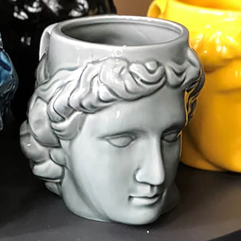 Европейская кофейная кружка Macho cup креативная водная чашка греческий Apollo head молочная чашка 3D Давид скульптура чашка офисная новинка подарок CL190320