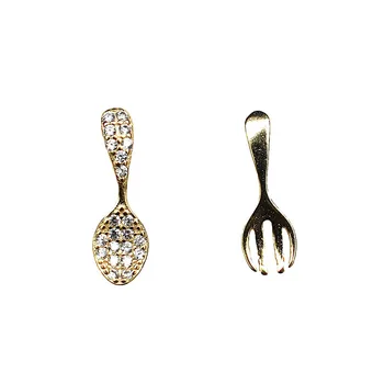 

Trendy Earrings for Women Fun Cute Stud Earrings Personality New Korean Fork Spoon Small Earrings2020 Fashion Jewelry Wholesale