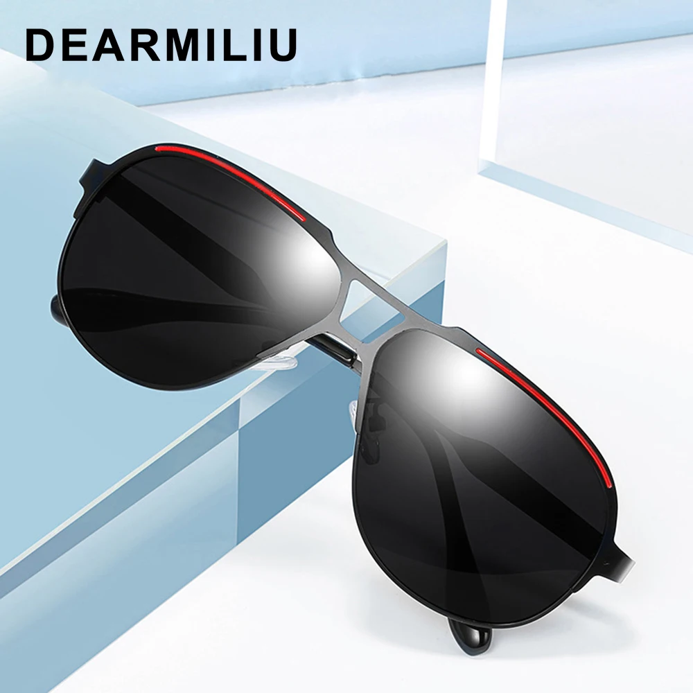 DEARMILIU, новинка, солнцезащитные очки, поляризационные, классические, солнцезащитные очки, высокое качество, для рыбалки, вождения, Роскошные, брендовые, спортивные модели, gafas de sol