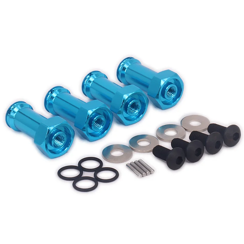 

Hot-Aluminum 12Mm Hex Hub 24Mm Extension Adapter Wheel Spacer Widener for 1/18 WLtoys A959 Upgrade Parts Fit A949 A969 A979 RC C