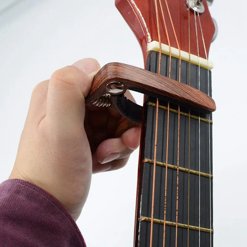 ABZB-Капо гитарный КАПО из-за 6-String акустической и Электрогитары-цинковый сплав триггера Капо