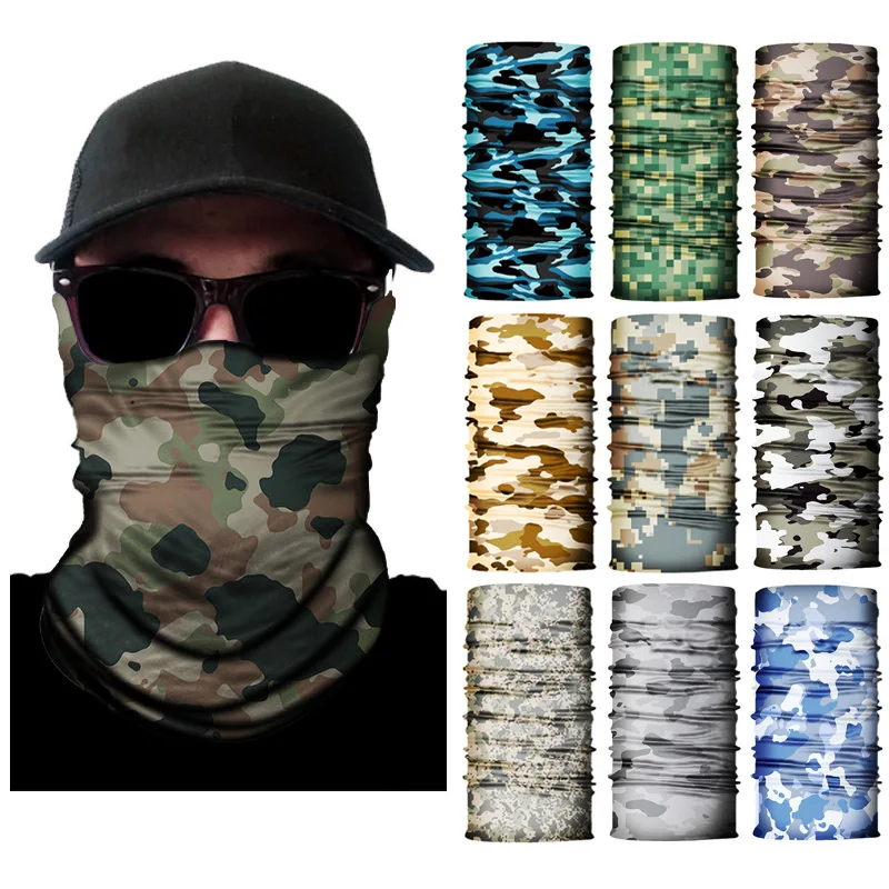 

Headband Bandana Versatile Sports Headwear Cycling Face Mask Men Women Seamless Neck Gaiter Headwrap Balaclava Hiking Camping