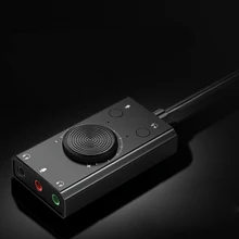 Multi Switch Usb Hub Audio Adapter External Stereo Card With 3 5 Mm Headphones And Microphone Jack Black