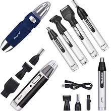 

Multifunction Electric Nose Hair Trimmer Kit Rechargeable Ear Sideburns Shaver Eyebrow Trimmer Men Facial Hair Removal Razor Set
