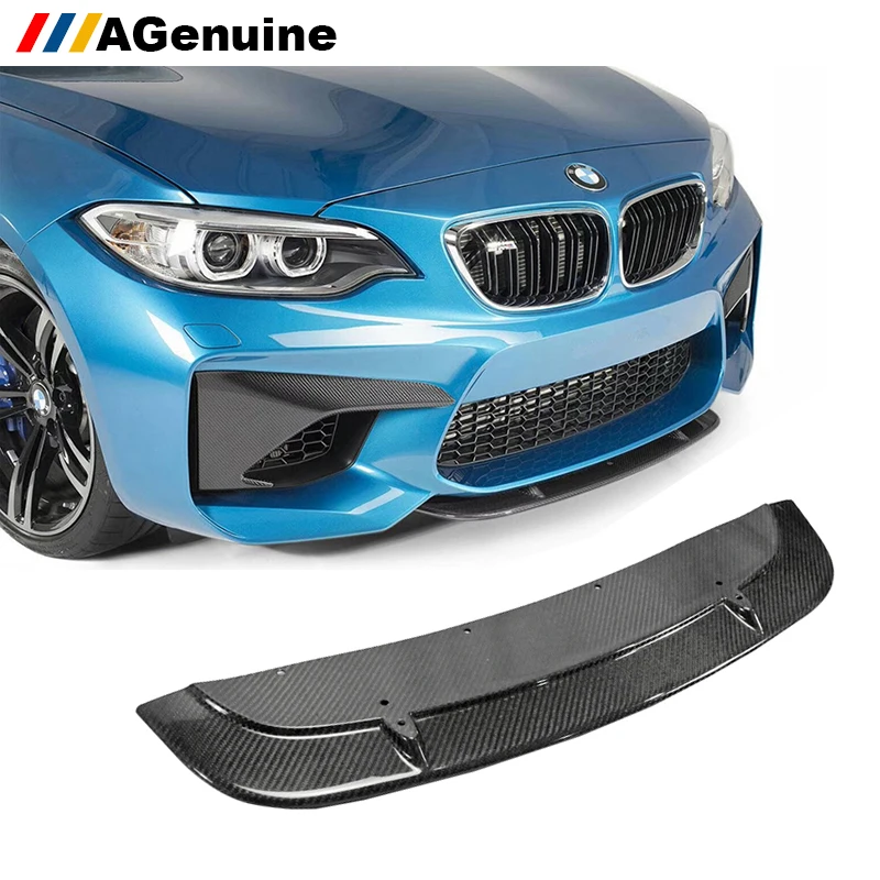 ST style Carbon fiber auto front chin car bumper lip spoiler for BMW M2 F87 | Автомобили и мотоциклы