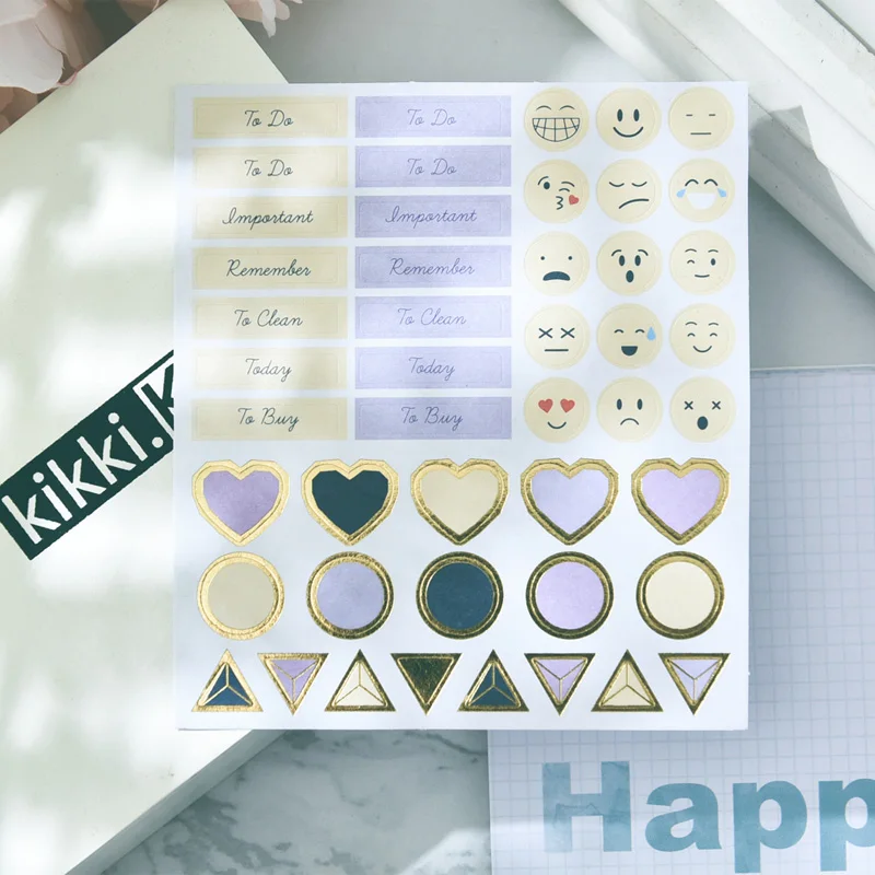 Ksccraft 4 шт счастливый день наклейки для скрапбукинга DIY проекты/фотоальбом/открытки ремесла