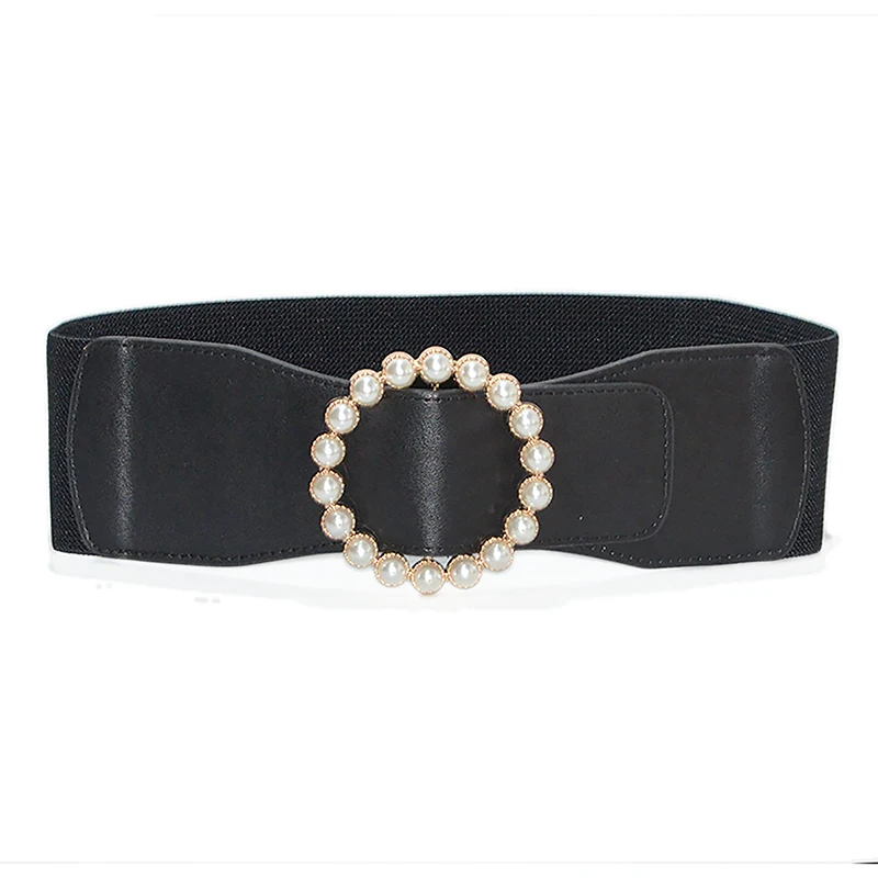 Ceinture Homme, роскошная Большая Жемчужная Пряжка из искусственной кожи, Женский ремень, Ширина 7,5 см, Западный модный ремень для отдыха, Bg-1344