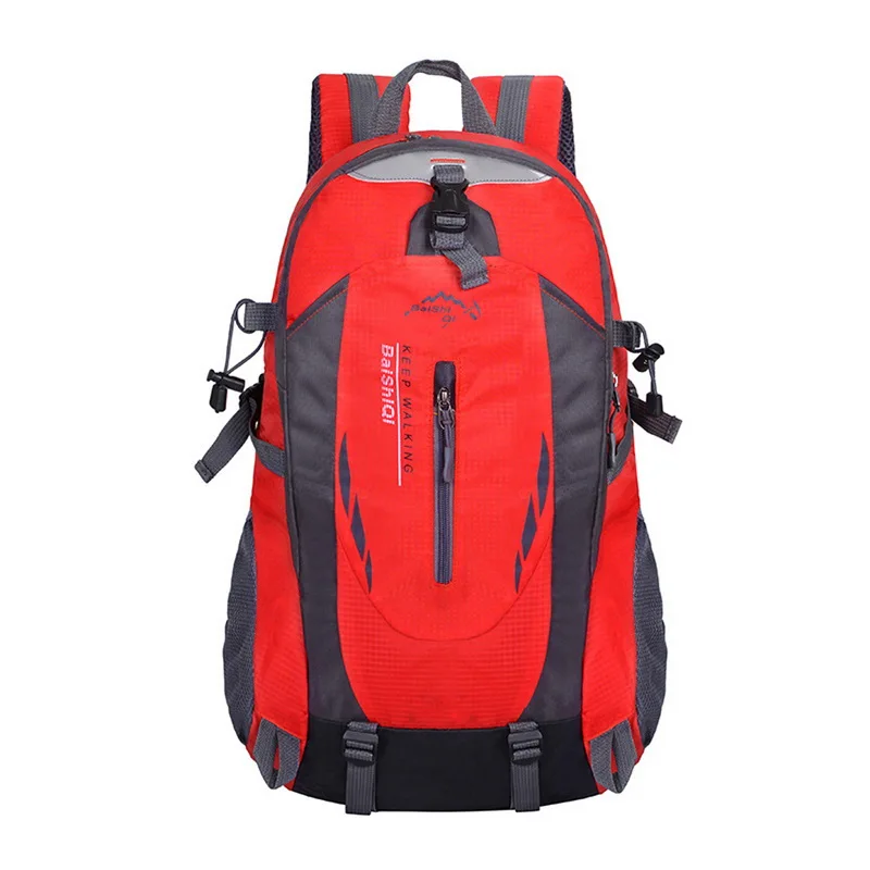 40л рюкзаки для активного отдыха, рюкзак для спорта, путешествий, альпинизма, кемпинга, походов, треккинга, рюкзак для путешествий, водонепроницаемые велосипедные сумки на плечо - Цвет: Red