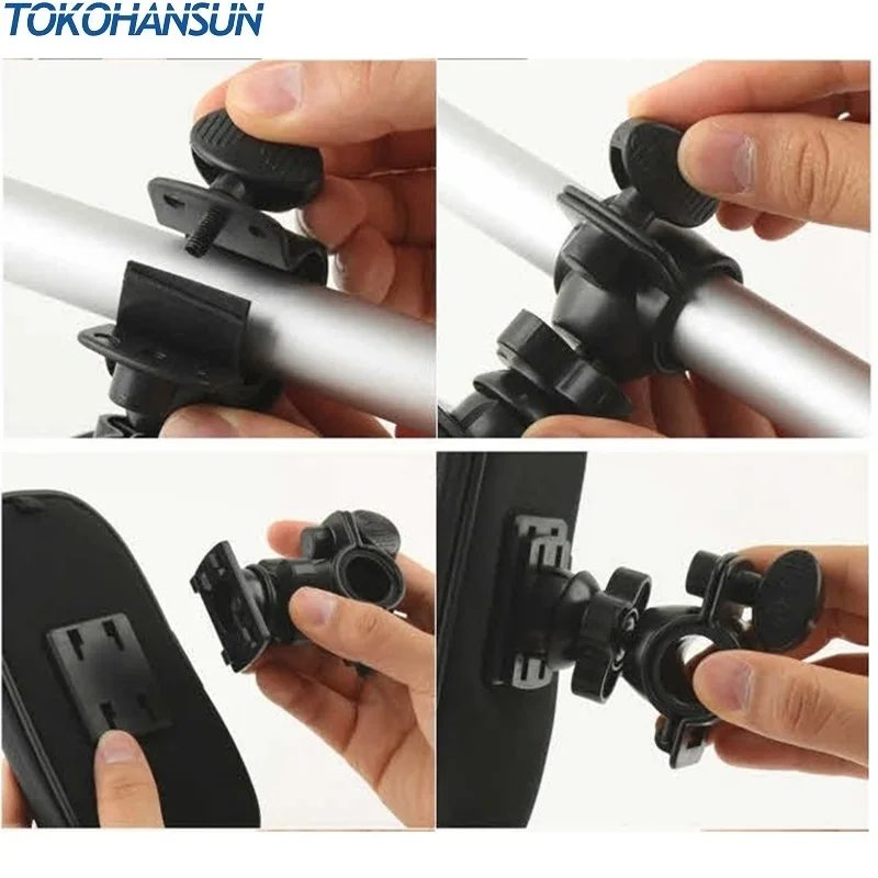 Держатель для телефона на руль мотоцикла зеркало заднего вида крепление