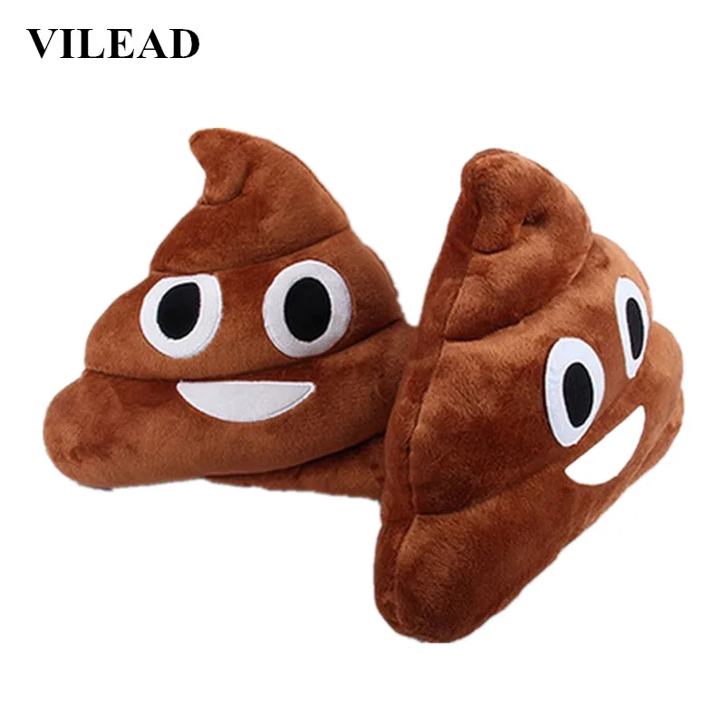 VILEAD Милая Подушка какашка Смайлик Подушка мягкая детская подушка для сна диван декоративная мягкая короткая плюшевая игрушка кукла для детей