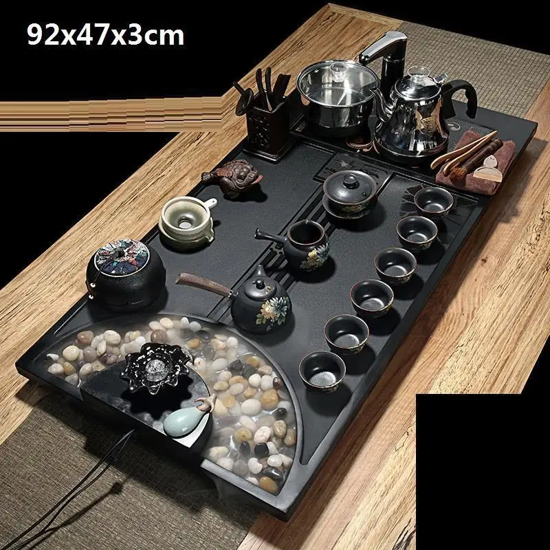Version S Gongfu винтажный чайный набор кунг-фу Keukenhulpjes Ev Dekorasyon Aksesuarlar Organizer Dekoration Чайник Чайная посуда китайский чайный набор - Цвет: Version S