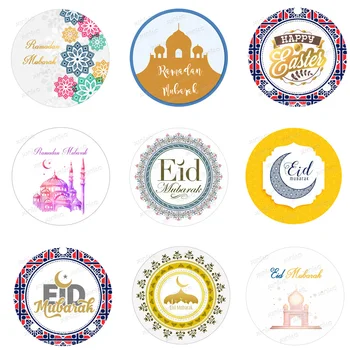 

Customize Ramadan Classic Round Sticker EID Mubarak Decor Stickers Ramadan Decoration Eid al-fitr Islam Muslim Festival