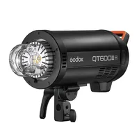 Godox QT600III 600W 1/8000s High Speed Sync Studio Flash Strobe Light Built in 2.4G Wirless System + 40W LED Modeling Bulb 2