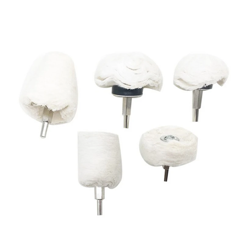 AOZBZ Buffing Pad T-Type Cotton Polishing Mop Wheel Kit Automobiles Motorcycles Abrasive Tools Multi-Purpose | Автомобили и
