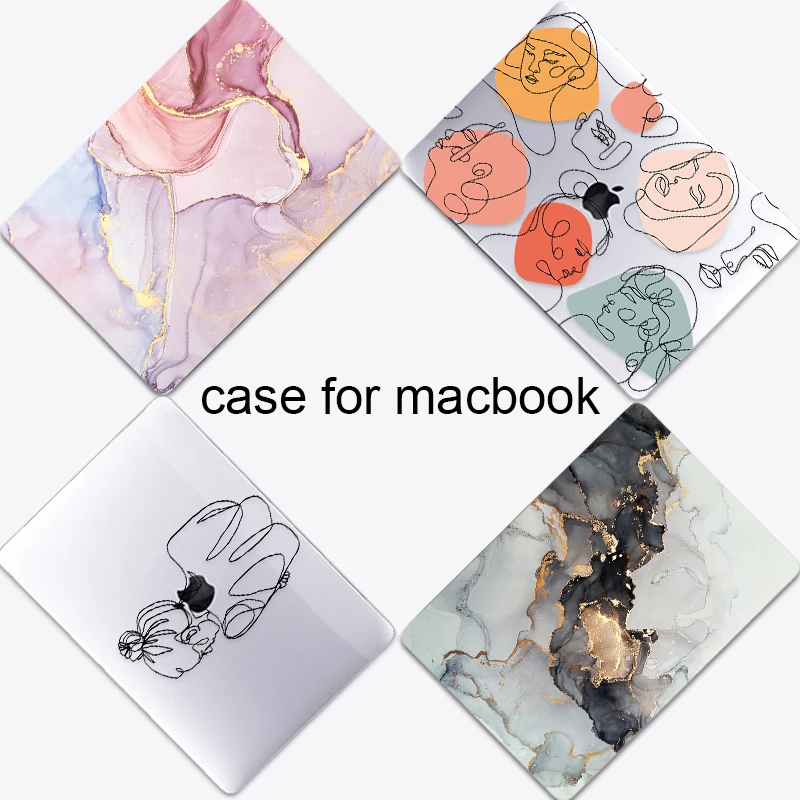 МТТ чехол для ноутбука Macbook Air 13 M1 A2337 A2179 A1932 жесткий Pro A2338 A2289 A2251 с крышкой