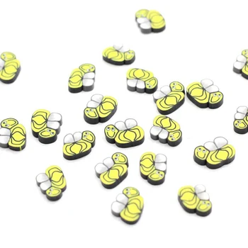 

10g/Lot Little Bee Slices Sprinkles For Slime Supplies Toy Polymer Clay Fimo Charms Accessories Addition For Fluffy Clear Slime