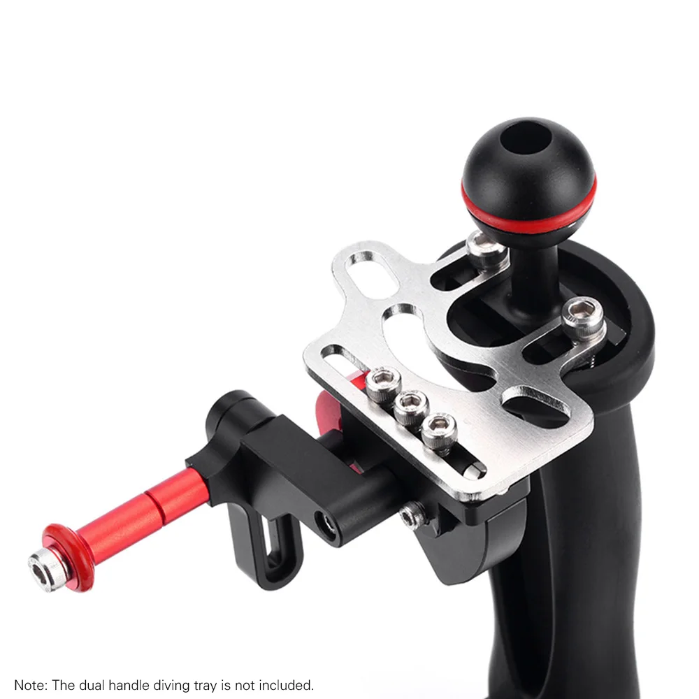 

Aluminum Alloy Shutter Trigger Extension Lever Mount Adapter Accessory for Diving Tray Stabilizer Underwater Camera Housing Case
