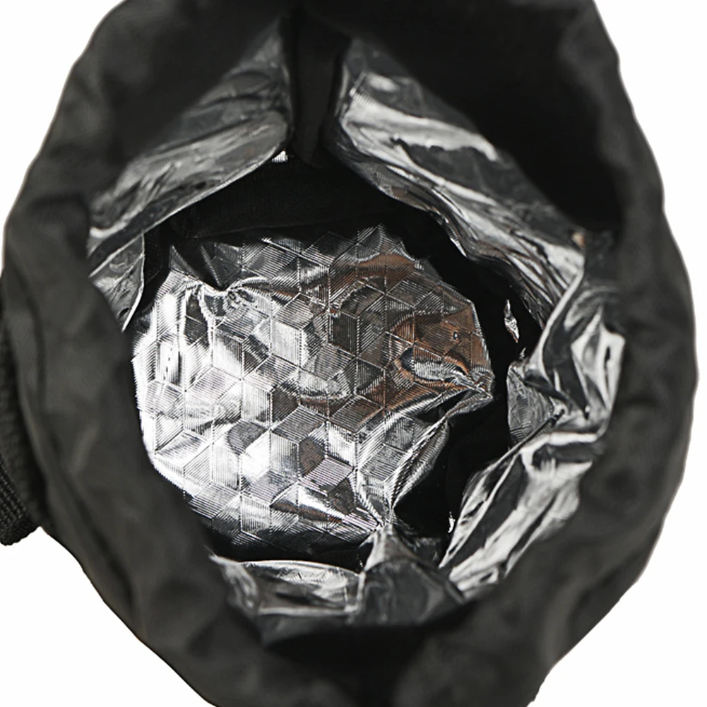 Полиэфирный подвесной чехол устанавливаемый на вынос руля велосипеда бутылка для воды сумка для хранения Изолированная спортивная черная велосипедная переносная горная переноска
