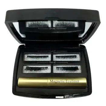 

Magnetic Eyeliner False Eyelash Set / 2 Pairs Fake Eyelashes Waterproof Long Lasting Eyelash Extension Makeup Hot Sale TSLM1