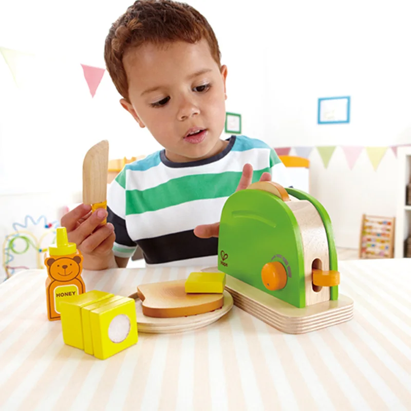 Hape, детские деревянные ролевые игры, наборы для моделирования, тостеры, хлебопечка, блендер, набор для выпечки, игровой миксер, кухонная ролевая игрушка