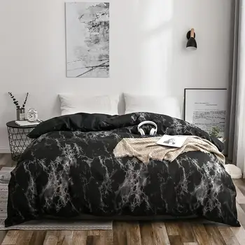 

Spring &Summer Marble comforter bedding sets nordic style bedding set bed set King size duvet cover set Quilt Cover Pillow case