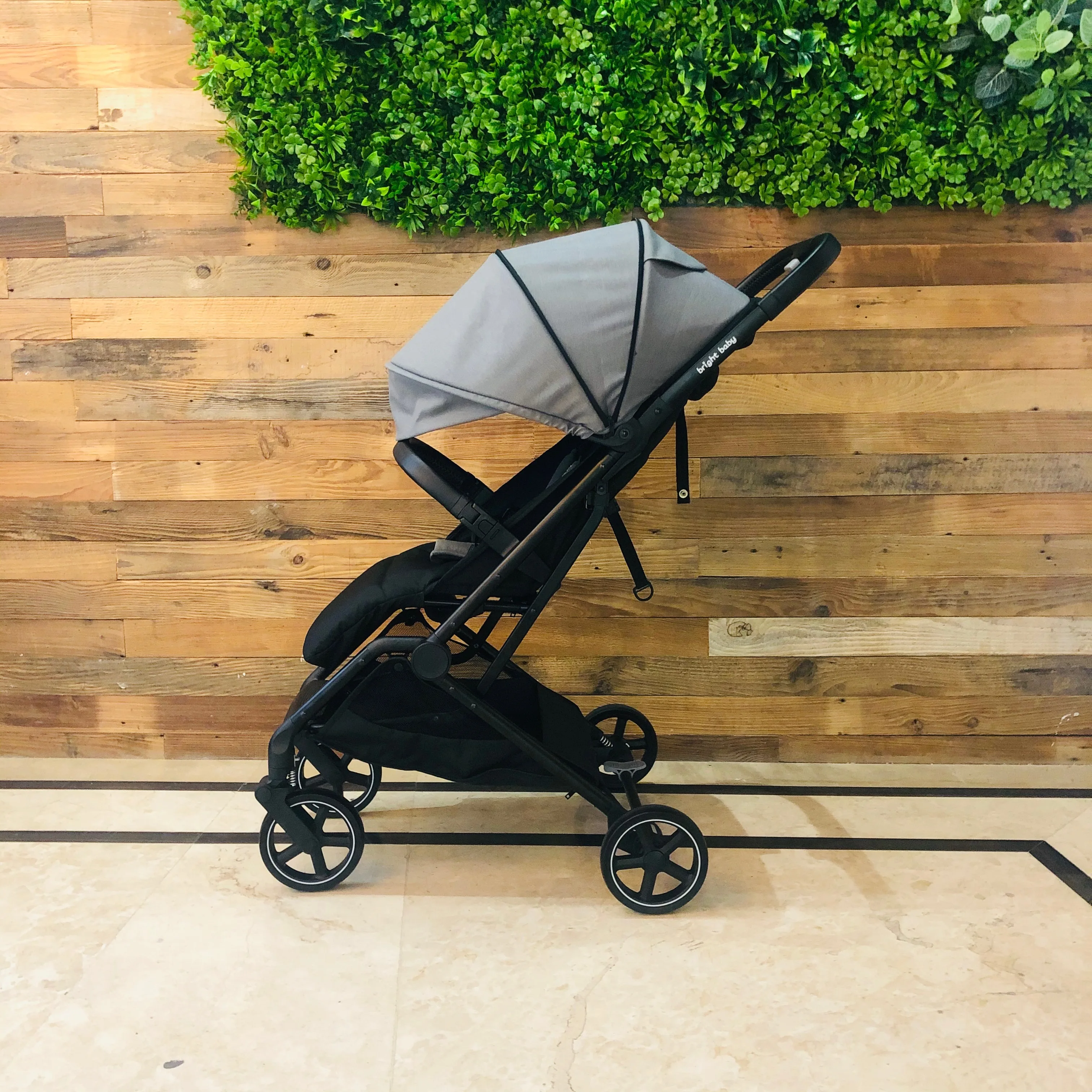 Briighbebe – poussette compacte pliable et automatique, transport